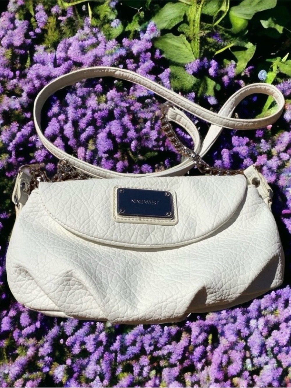 Nine West White Crossbody Bag